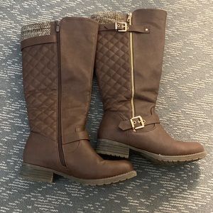 Global win knee high boots